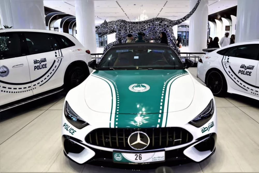 Dubai Police Display Wall
