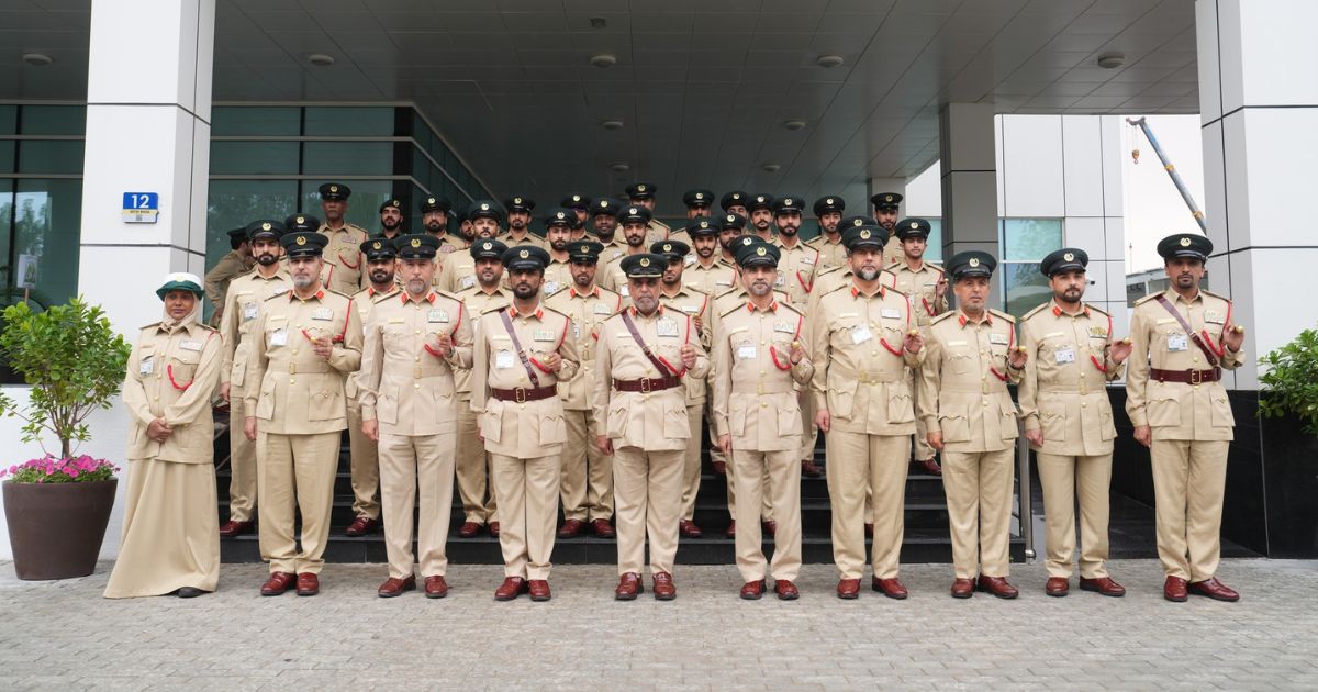 Dubai Police Display Wall